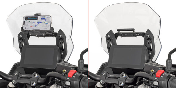 GIVI Querstange zur Montage am Windschild für Navi für Morbidelli T1002 VX (25-26)