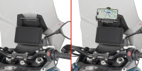 GIVI Querstange zur Montage am Windschild für Navi...