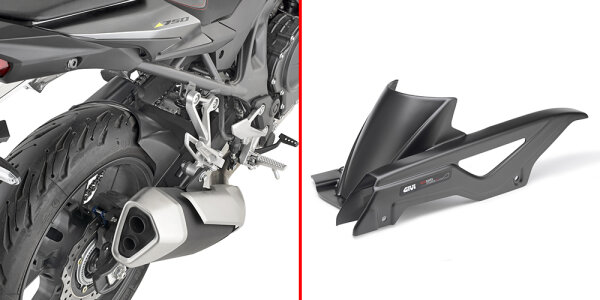 GIVI Hinterradabdeckung aus ABS - schwarz - ohne ABE - für Honda CB750 Hornet (23-25)