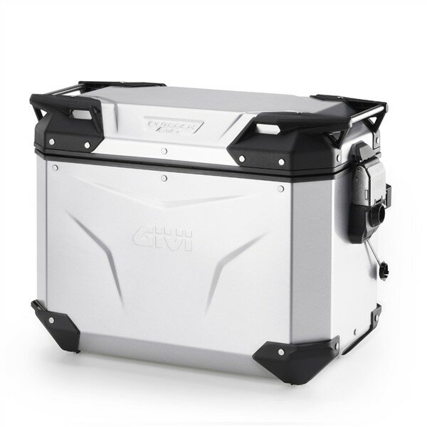 GIVI Seitenkoffer Trekker Outback EVO 44 Monokey Links, 44 Liter, aus eloxiertem Aluminium,