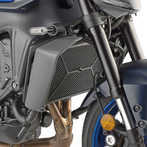 GIVI Schutz für Wasser- und Ölradiatoren aus Edelstahl, schwarz, für Yamaha MT-09 (24-26)