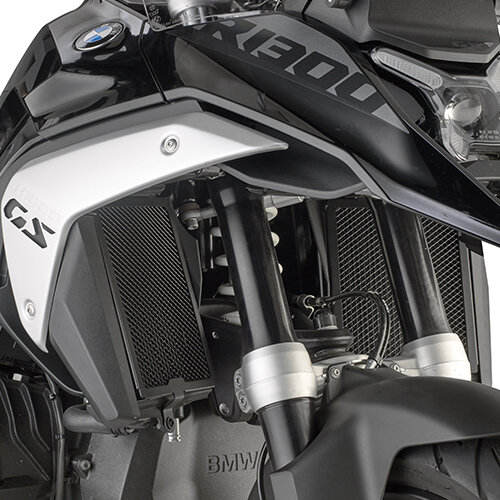 GIVI Spezifischer Schutz für Wasser- und Ölradiatoren aus Edelstahl - schwarz - für div. BMW Modelle