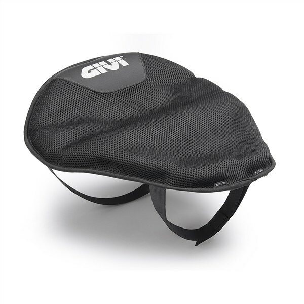GIVI Universal Sattel-Sitzkissen, luftgefüllt, bezogen mit schwarzem, atmungsaktivem Stoff