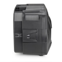 GIVI Monokey Koffer XSPACE schwarz, mit Cover aus Alu Optik Textur, erweiterbar von 27 auf 36 Liter