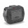 GIVI Monokey Koffer XSPACE schwarz, mit Cover aus Alu Optik Textur, erweiterbar von 27 auf 36 Liter