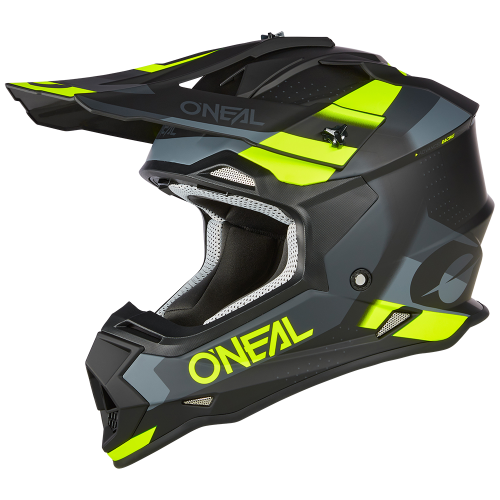 ONeal 2SRS Helmet SPYDE black/gray/neon yellow  ECE22.06