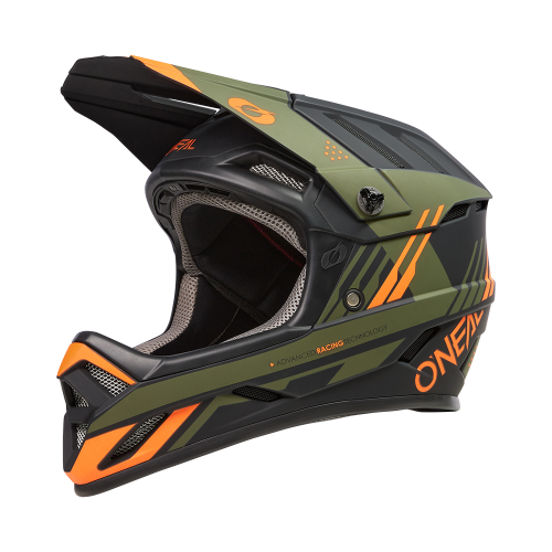 ONeal BACKFLIP Helmet STRIKE black/orange/olive
