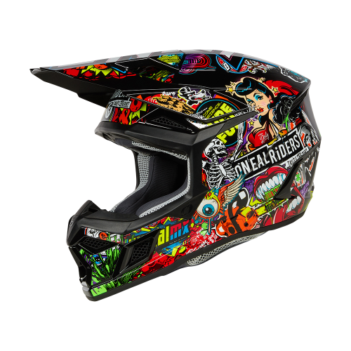 ONeal 3SRS Youth Helmet CRANK multi  ECE22.06 / Quin ready