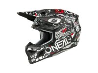 ONeal 3SRS Helmet ATTACK black/white  ECE22.06 / Quin ready