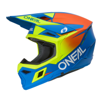 ONeal 3SRS Helmet SOLID blue/neon  ECE22.06 / Quin ready