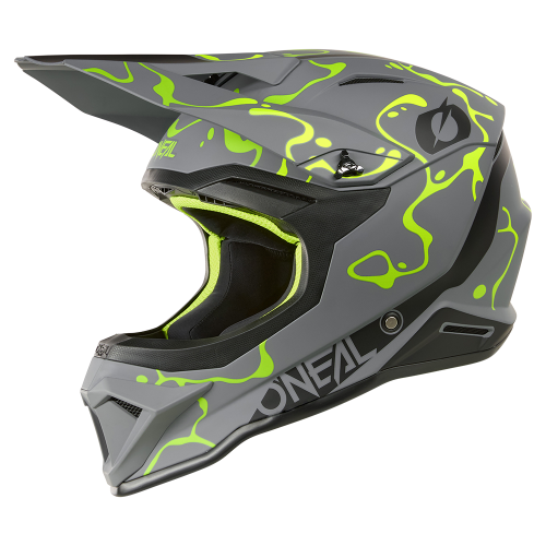 ONeal 1SRS Helmet SPLASH gray/neon yellow  ECE22.06