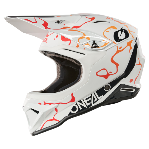 ONeal 1SRS Helmet SPLASH white/orange  ECE22.06