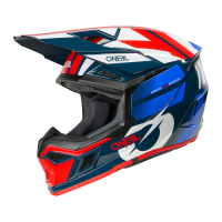 ONeal 3SRS Helmet RIDE blue/white/red  ECE22.06 / Quin ready