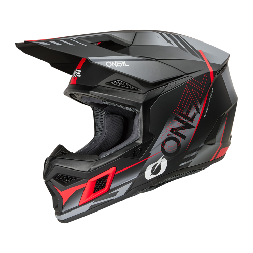ONeal 3SRS Helmet HAZE black/gray/red  ECE22.06 / Quin ready