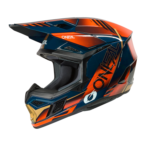 ONeal 3SRS Helmet HAZE blue/orange/gold  ECE22.06 / Quin ready