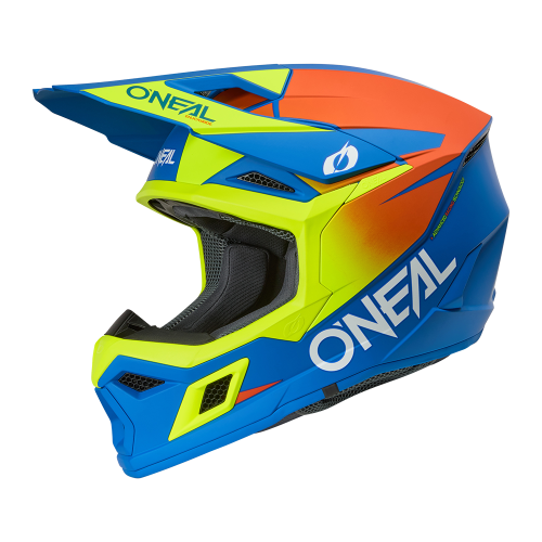ONeal 3SRS Youth Helmet SOLID blue/neon yellow  ECE22.06 / Quin ready