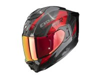 Scorpion EXO-1500 CARBON AIR PLATTED Schwarz-Rot