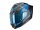 Scorpion EXO-1500 CARBON AIR PLATTED Schwarz-Blau