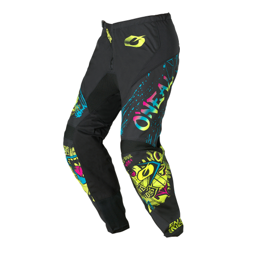 ONeal ELEMENT Youth Pants RANCID black/neon yellow