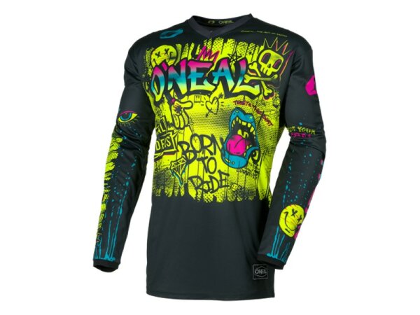 ONeal ELEMENT Youth Jersey RANCID black/neon yellow
