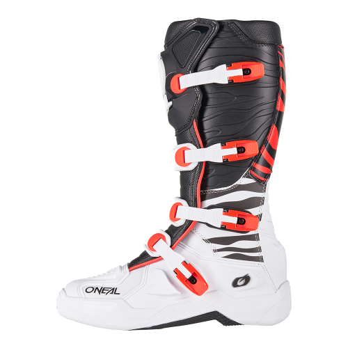 ONeal 3SRS Boot MX ZEBRA black/white/red  Bonded Sole