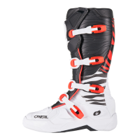 ONeal 3SRS Boot MX ZEBRA black/white/red  Bonded Sole