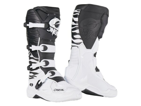 ONeal 3SRS Boot MX ZEBRA black/white  Bonded Sole