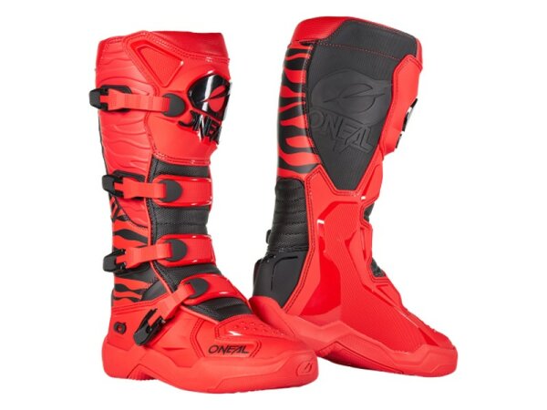 ONeal 3SRS Boot MX ZEBRA red  Bonded Sole