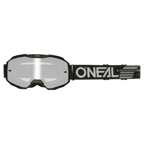 ONeal B-10 Goggle SOLID black - silver mirror silver mirror One Size