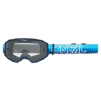 ONeal B-10 Goggle STRIPED blue/blue - clear Clear One Size