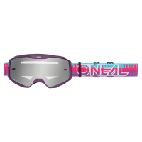 ONeal B-10 Youth Goggle STRIPED pink/purple - silver...
