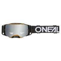 ONeal B-33 Goggle HEXA black/gold - silver mirror silver...