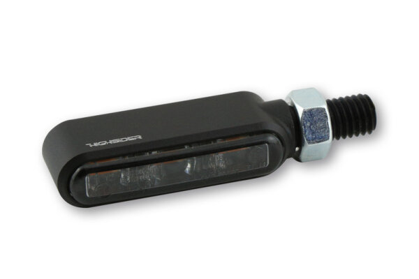 HIGHSIDER pro Bronx LED Blinker Schwarz/Getönt E-Geprüft (Paar)