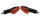 HIGHSIDER smart IMOLA 1 Glühlampen Mini Indicator Gehäuse Schwarz / Linse Orange (Paar), Vorn & Hinten
