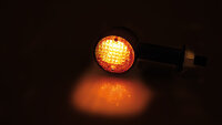 HIGHSIDER smart Arizona Glühlampen Mini-Blinker Gehäuse Schwarz / Linse Rauchgrau (Paar), Vorn & Hinten
