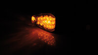 HIGHSIDER smart Peak LED Blinker Gehäuse Schwarz / Linse Klar (Paar), Vorn & Hinten