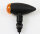 HIGHSIDER smart Micro-Bullet Glühlampen Blinker Gehäuse Schwarz / Linse Orange (Paar), Vorn & Hinten