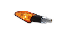 HIGHSIDER smart Toledo Glühlampen Blinker Gehäuse Schwarz / Linse Orange (Paar), Vorn & Hinten