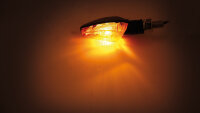 HIGHSIDER smart Toledo Glühlampen Blinker Gehäuse Schwarz / Linse Orange (Paar), Vorn & Hinten
