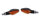 HIGHSIDER smart Toledo Glühlampen Blinker Gehäuse Schwarz / Linse Orange (Paar), Vorn & Hinten
