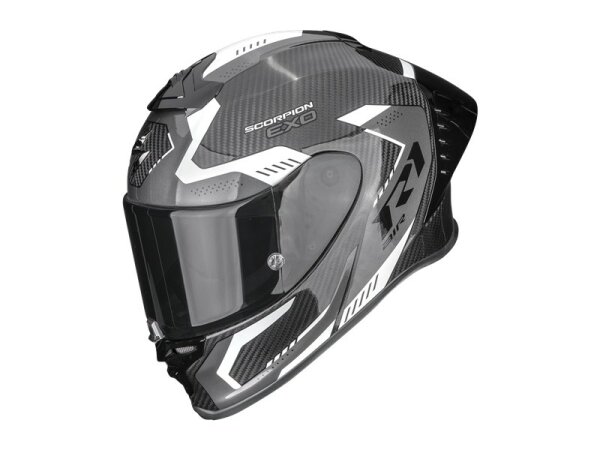 Scorpion EXO-R1 EVO II CARBON AIR PROPEL Schwarz-Weiss