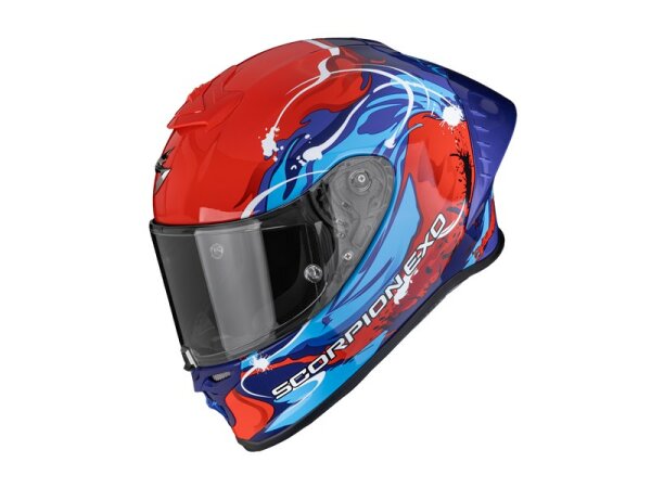 Scorpion EXO-R1 EVO II AIR THRUST Rot-Blau