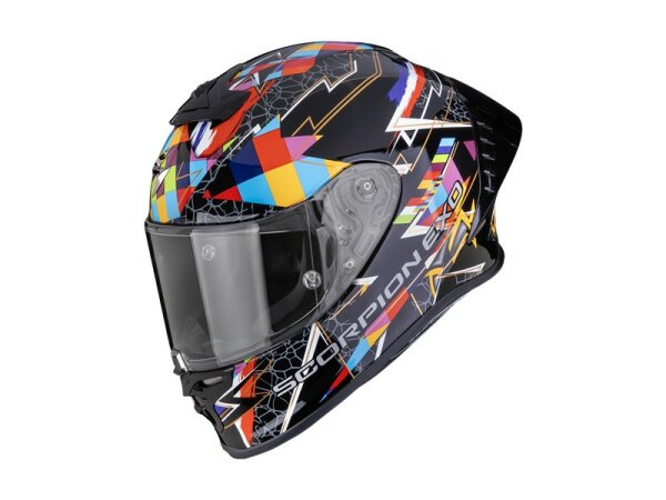Scorpion EXO-R1 EVO II AIR POULS Schwarz-Mehrfarbig