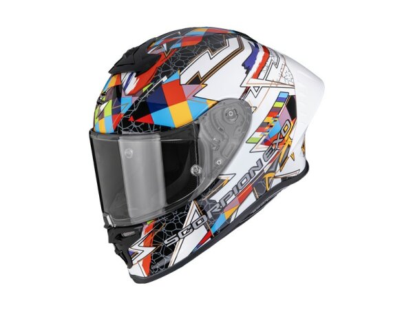 Scorpion EXO-R1 EVO II AIR POULS Weiß-Mehrfarbig
