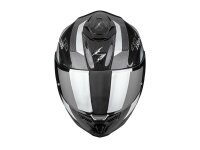 Scorpion EXO-1500 CARBON AIR PLATTED Schwarz-Silber