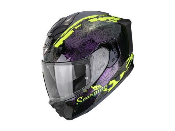 Scorpion EXO-1500 AIR VORTEX Schwarz-Neongelb-Chamõleon