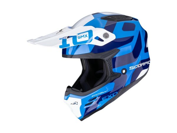 Scorpion SMX-10 LEAP Blau-Weiß