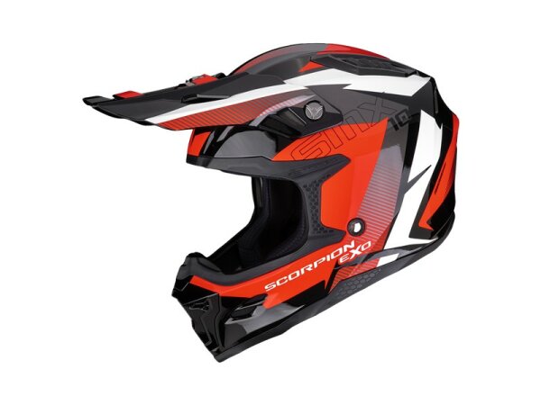 Scorpion SMX-10 SPEED Schwarz-Weiß-Rot