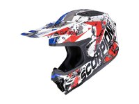 Scorpion SMX-10 GASOLINE Weiß-Rot-Blau
