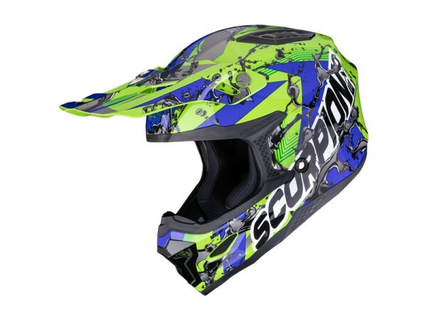 Scorpion SMX-10 GASOLINE Grün-Blau-Schwarz